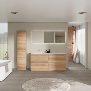 Balmani Lucida meuble salle de bains avec plan vasque Tablo Strada