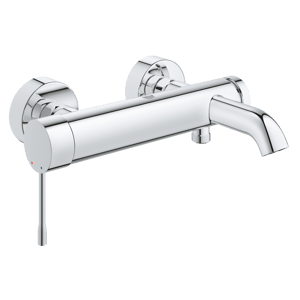 Grohe Essence robinet de bain mitigeur montage mural extérieur chrome brillant