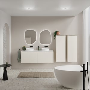 Balmani Eclips badkamermeubel met Eclips tablet voor waskom(men)