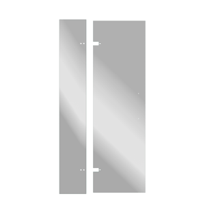 Balmani Senses Design paroi en verre pour porte de douche pivotante