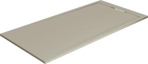 Balmani Andes douchebak 180 x 90 cm top solid zijdegrijs