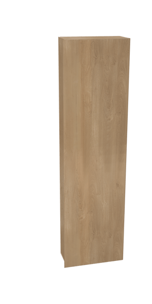 Balmani Mitra Elements Badhochschrank: Hängend, Eiche Natur, 42 x 20 x 150 cm