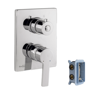 Blaufoss Smartbox robinet de douche encastré, élément encastré inclus