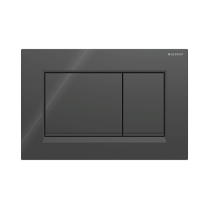 Sigma20 plaque de commande carrée, noir brillant/noir mat pour Sigma UP320 ou UP720 bâti-support