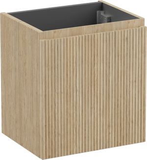 Storke Ribs zwevend wastafelonderkast 45 x 35 cm ruwe eik