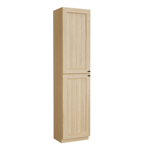 Balmani Lemon staande badkamerkast links Fineer naturel eiken 45 x 35 x 195 cm