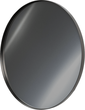 Balmani Giro Round miroir rond Brushed GunMetal Ø 90 cm