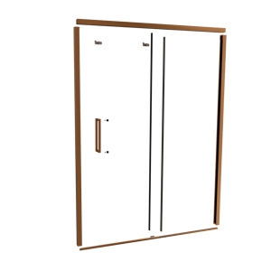 Balmani Senses Design jeu de profil pour porte de douche