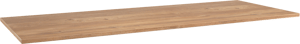 Storke Panton Einzel- oder Doppelwaschtischplatte, Melamin in roher Eiche, 140 x 52 cm