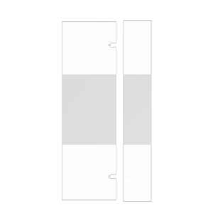 Balmani Senses Design Glasscheibe für Drehtür