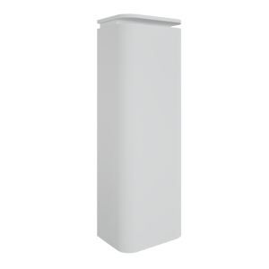 Balmani Moon zwevend badkamerkast links mat wit 44 x 32 x 130 cm