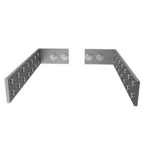 Santeg Stonefix set de 2 profilés de soutien de lavabo