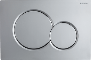 Sigma 01 plaque de déclenchement Chrome Mat pour UP320 ou UP720 bâti-support