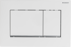 Sigma20 plaque de déclenchement Blanc Brillant pour UP320 ou UP720 bâti-support