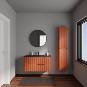 Linie Ribbo badkamermeubel met Vano Wastafel