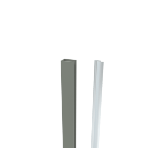 Balmani Modular muurprofiel 2,3 x 200 cm steengrijs