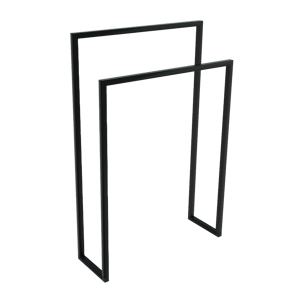 Blaufoss Noma porte-serviette noir mat