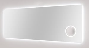 Balmani Giro rechthoekig badkamerspiegel 180 x 70 cm met spiegelverlichting en anti-damp