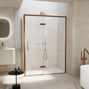 Balmani Senses Design douche en coin avec porte pivotante
