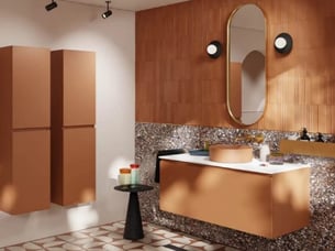 Badezimmertrend 2024: Farbenexplosion