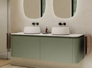 Badkamertrend 2024: vloeiende vormen