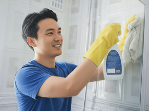 Wie reinigt man eine Dusche? 