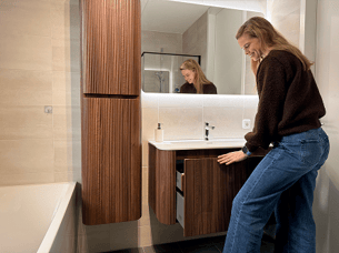 De badkamer van... Nicky Opheij