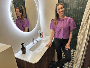 De badkamer van... Noortje Geerts