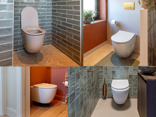 1 toilet, 4 unieke stijlen uit Huis Gemaakt 