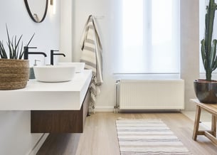 Make-over: Warmes Holz und Solid Surface