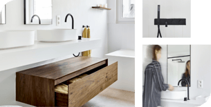 Make-over: Ein Badezimmer mit großen Fenstern