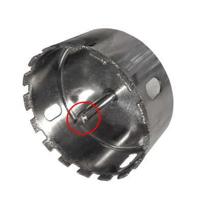 Santeg Diamantbohrer mit Zentrierhilfe