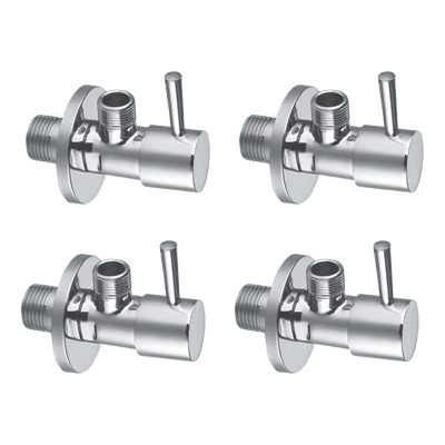 Santeg-Set mit 4 Eckregulierventilen 1/2-3/8