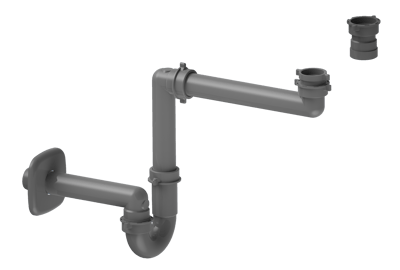 Santeg UniSpace Plus afvoer voor wastafel