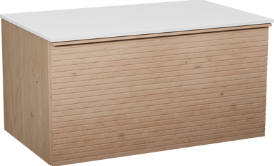 Balmani Forma meuble salle de bains avec tablette pour vasques Stretto
