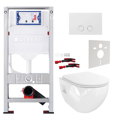 Pack WC promo Geberit UP320 avec WC suspendu Waldo