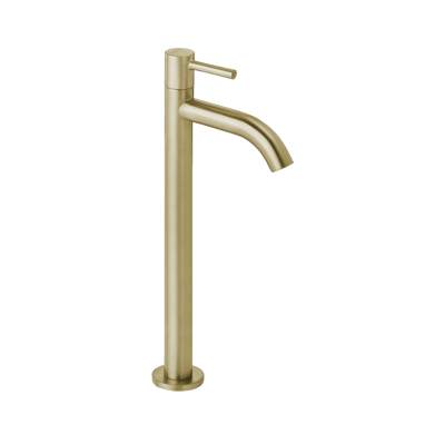 Blaufoss Multa Kaltwasserhahn: Erhöht, Brushed Champagne Gold