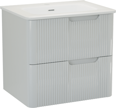 Linie Curvo meuble salle de bains avec lavabo Baro Curvo