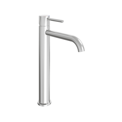 Blaufoss Round S robinet de lavabo réhaussé chrome brillant