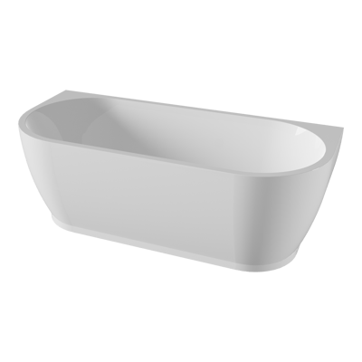 Linie Paulo halb freistehende Badewanne