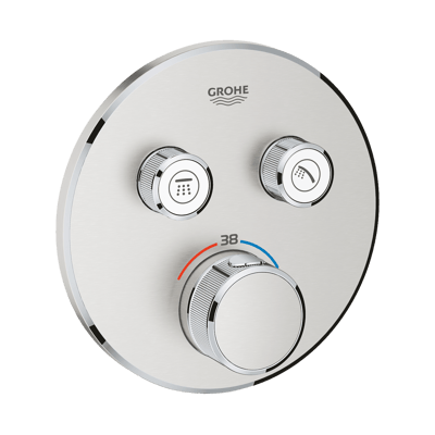 Grohe Grohtherm SmartControl thermostatische inbouw douchekraan, exclusief inbouwelement