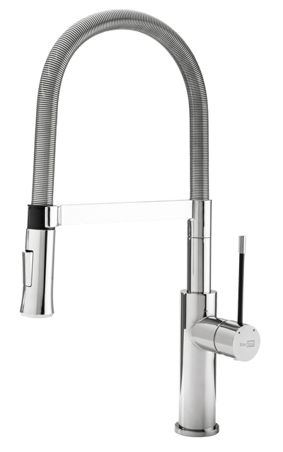 Blaufoss Stidge robinet de cuisine avec douchette extractible chrome brillant