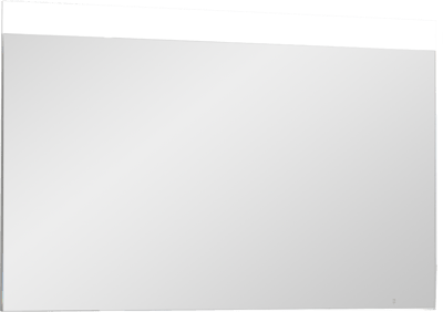 Storke Lucera Badspiegel mit Beleuchtung: Rechteckig, 100 x 70 cm, mit Anti-Beschlag Spiegelheizung