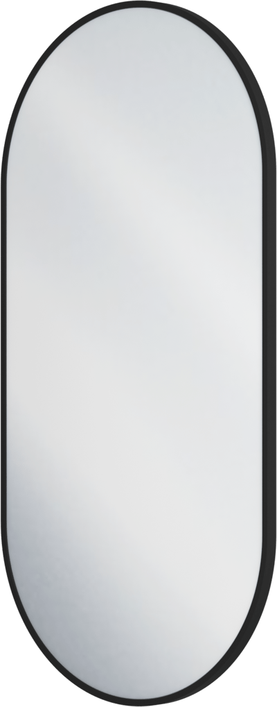 Storke Nero miroir ovale noir 45 x 90 cm
