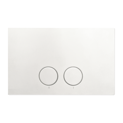 Perleas plaque de commande blanc mat pour Ideal Standard Prosys bâti-support