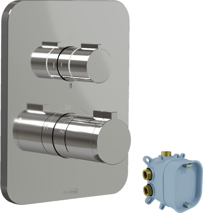 Blaufoss Smartbox thermostatische inbouw douchekraan, inclusief inbouwelement
