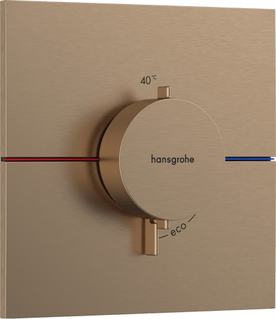 Hansgrohe Showerselect Comfort E thermostat encastrable Brushed Bronze