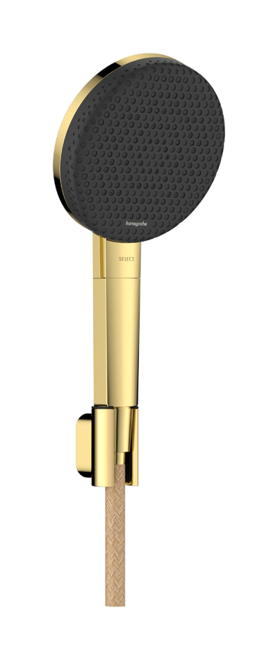 Hansgrohe Raindance Alive Select S 125 Handbrause-Set 3 Strahlfunktionen Polished Gold Optic