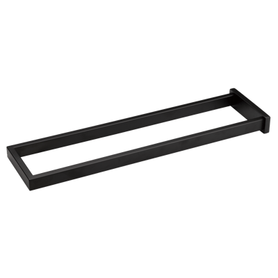 Blaufoss Noma porte-serviette double noir mat 41 cm