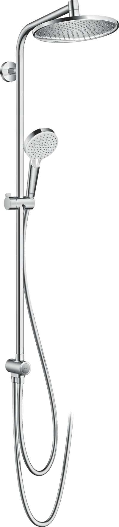Hansgrohe Crometta S 240 regendouchekit douchekop 24 diameter incl handdouche chroom